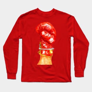 Red Boxing Glove Long Sleeve T-Shirt